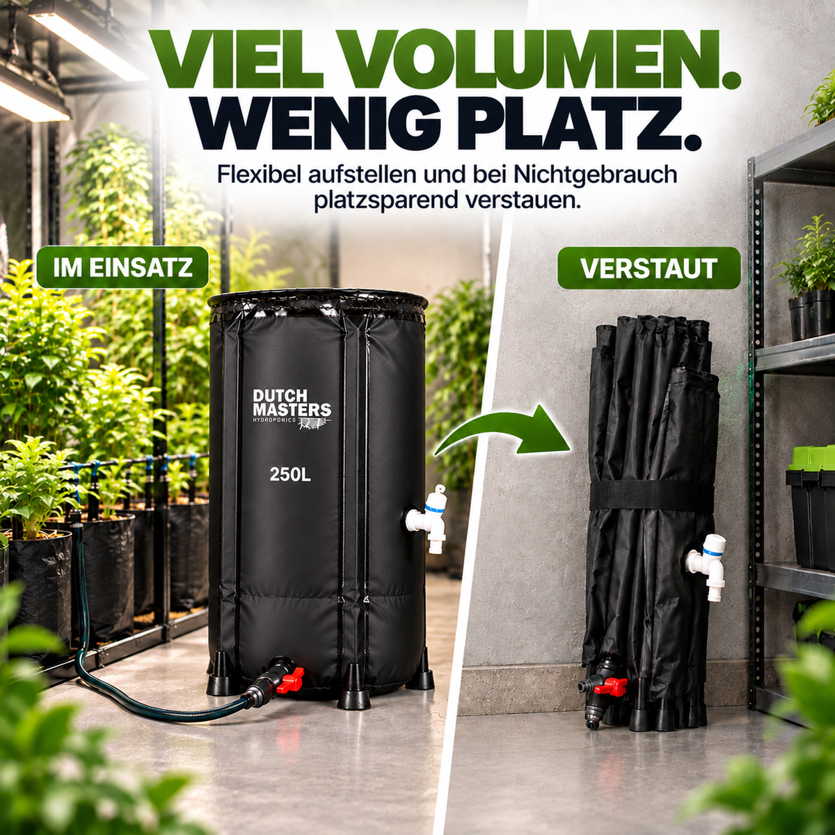 Dutch Masters flexibler Wassertank 250 L