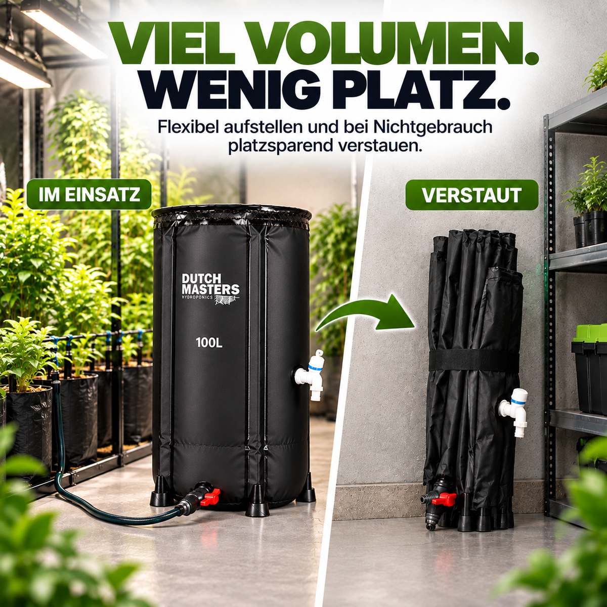Dutch Masters flexibler Wassertank 100 L