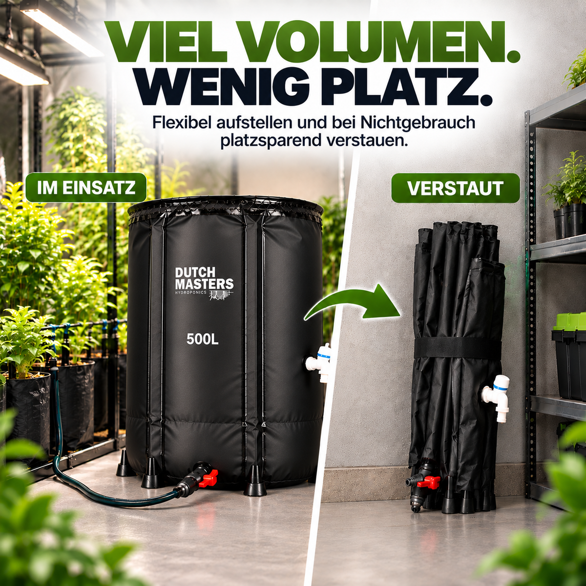 Dutch Masters flexibler Wassertank 500 L