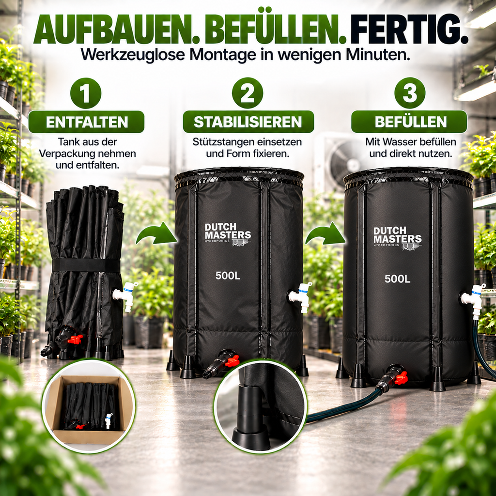 Dutch Masters flexibler Wassertank 500 L