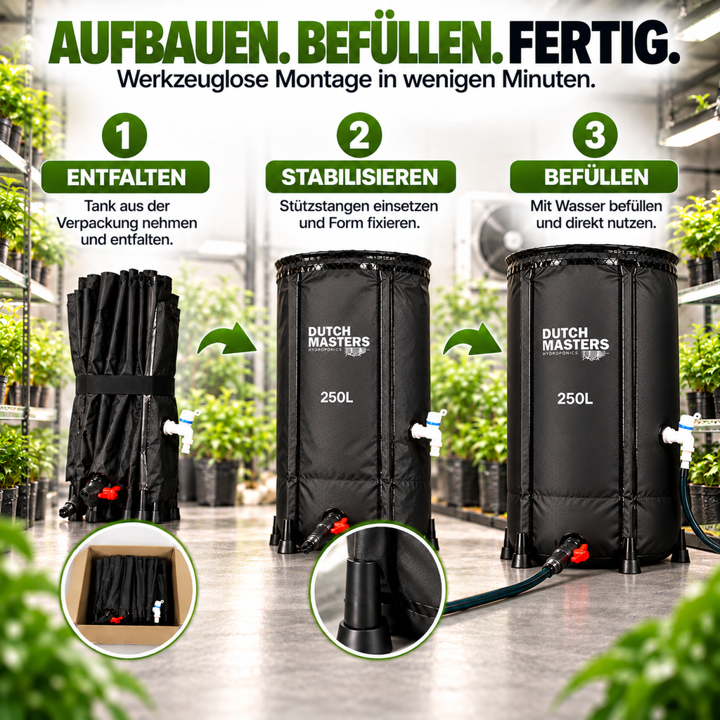 Dutch Masters flexibler Wassertank 250 L