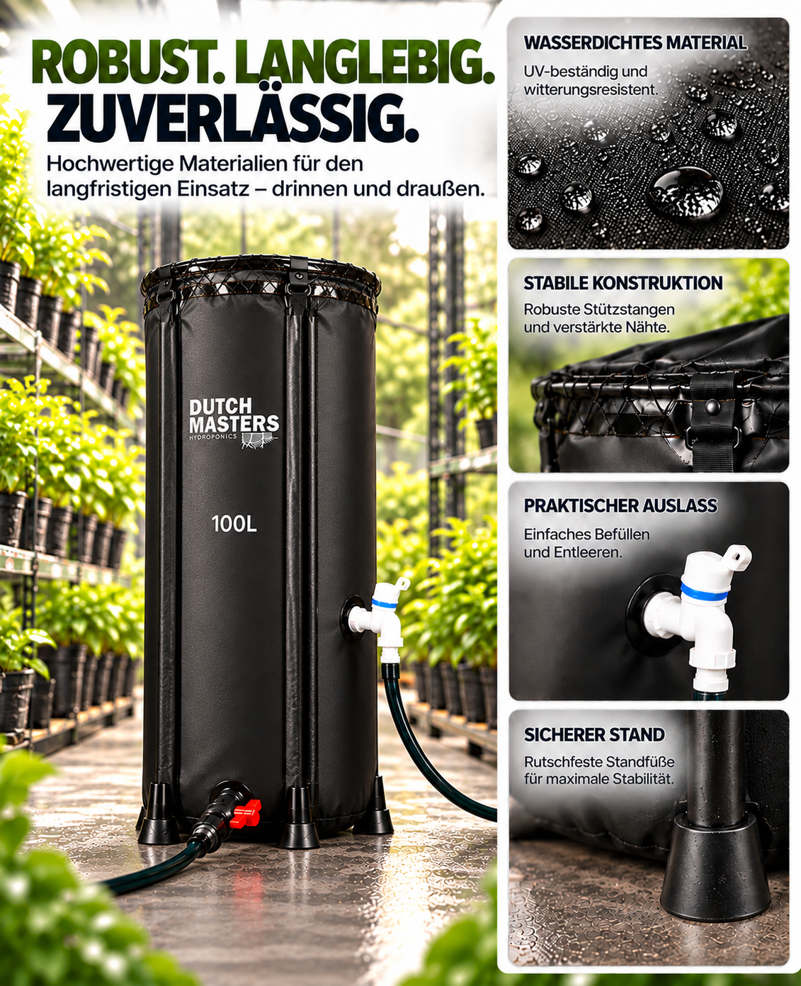 Dutch Masters flexibler Wassertank 100 L