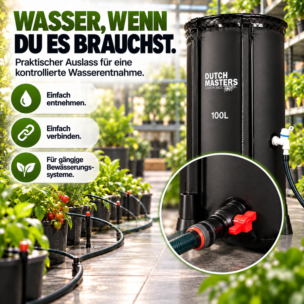 Dutch Masters flexibler Wassertank 100 L