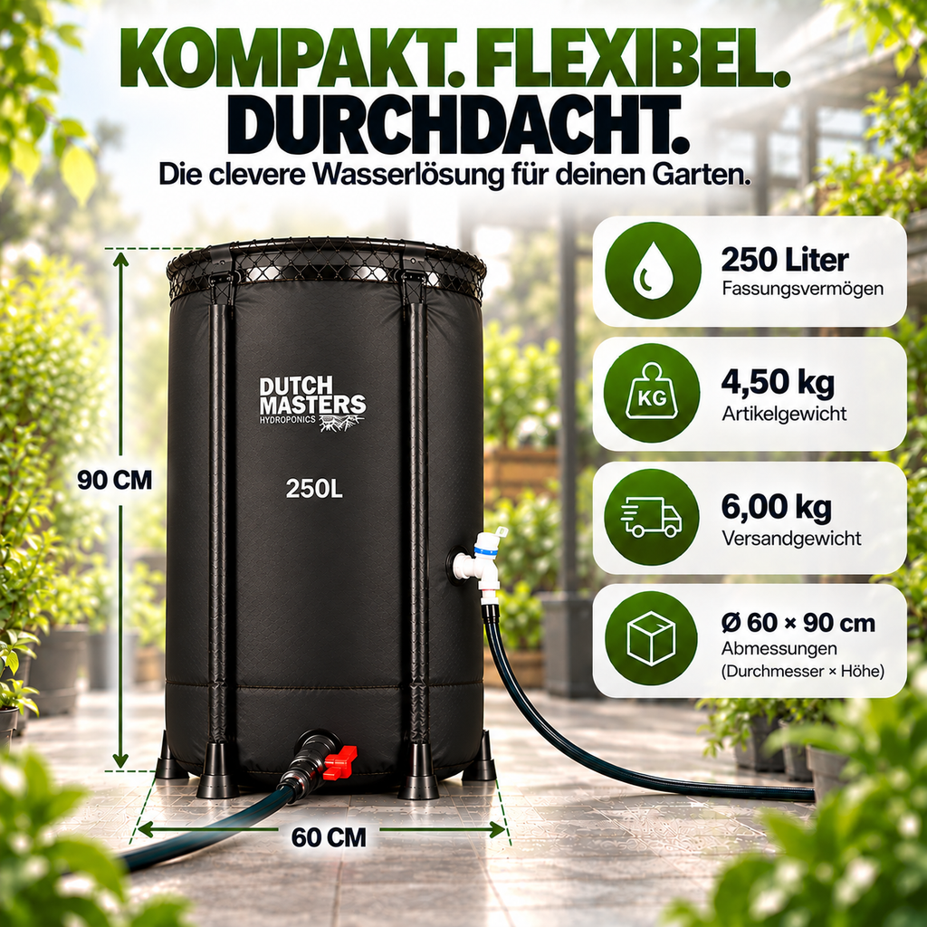 Dutch Masters flexibler Wassertank 250 L