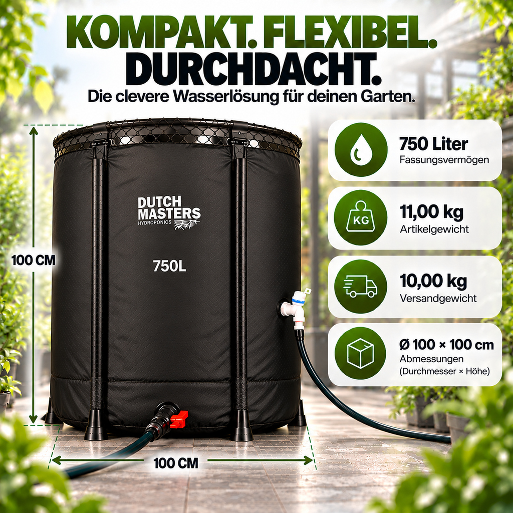 Dutch Masters flexibler Wassertank 750 L