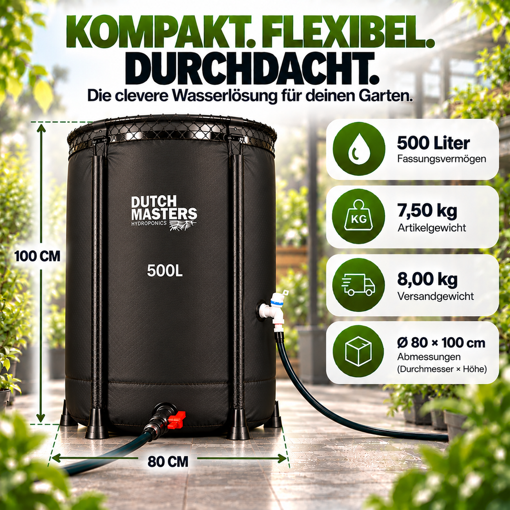 Dutch Masters flexibler Wassertank 500 L